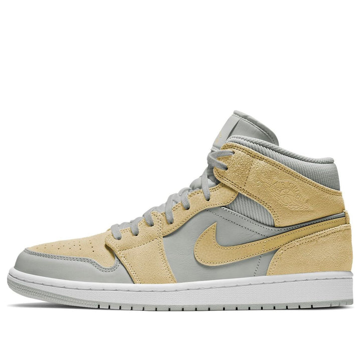 AIR JORDAN 1 MID MIXED TEXTURES YELLOW