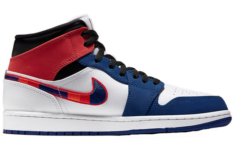 AIR JORDAN 1 MID MULTI-COLOR SWOOSH