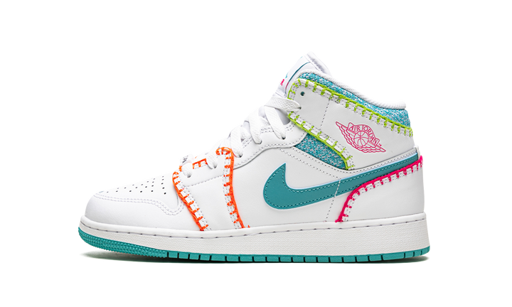 AIR JORDAN 1 MID MULTI KNIT GS