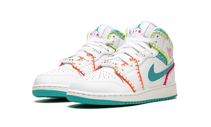 AIR JORDAN 1 MID MULTI KNIT GS