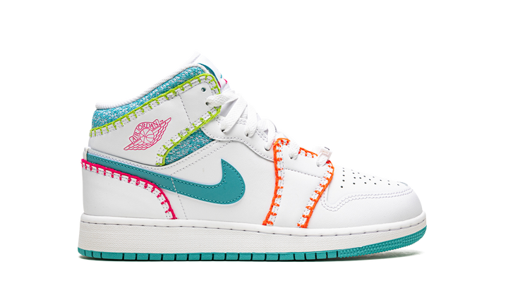 AIR JORDAN 1 MID MULTI KNIT GS
