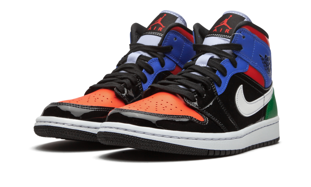 AIR JORDAN 1 MID MULTI PATENT WOMENS