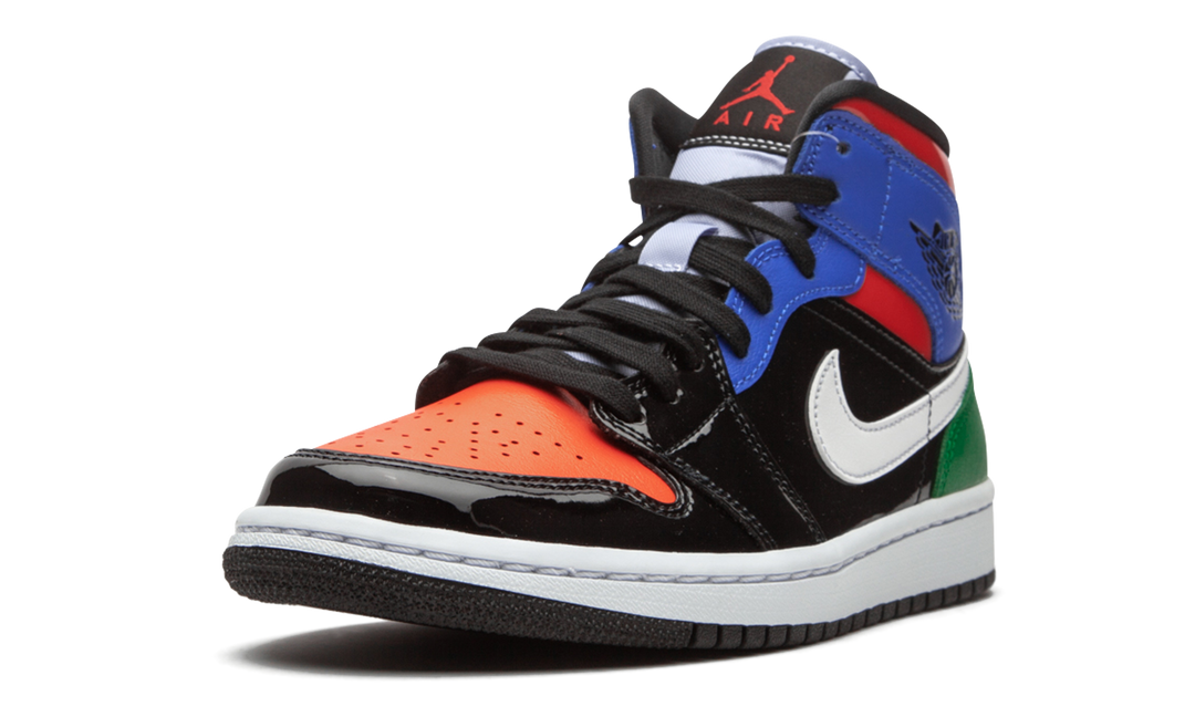 AIR JORDAN 1 MID MULTI PATENT WOMENS