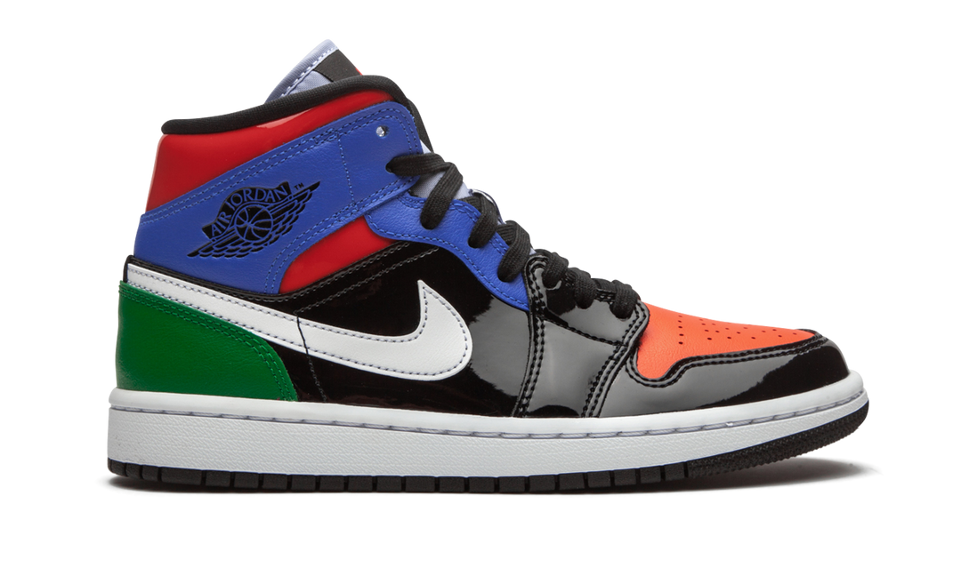 AIR JORDAN 1 MID MULTI PATENT WOMENS