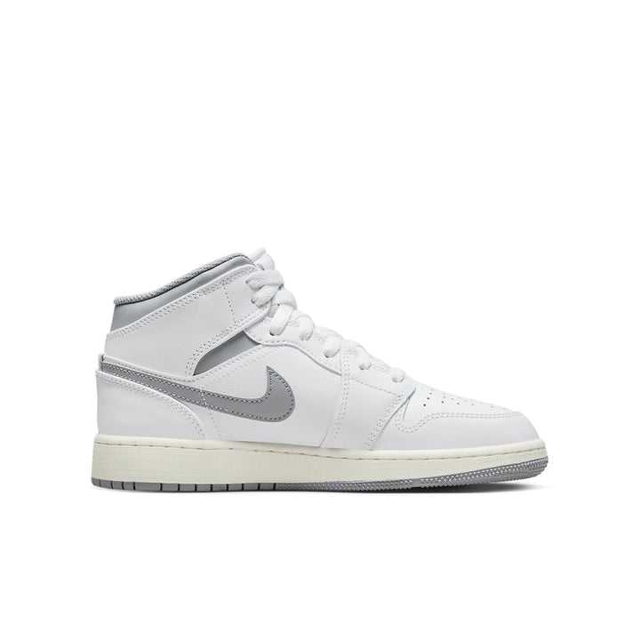 AIR JORDAN 1 MID NEUTRAL GREY GS