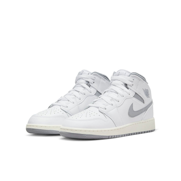 AIR JORDAN 1 MID NEUTRAL GREY GS