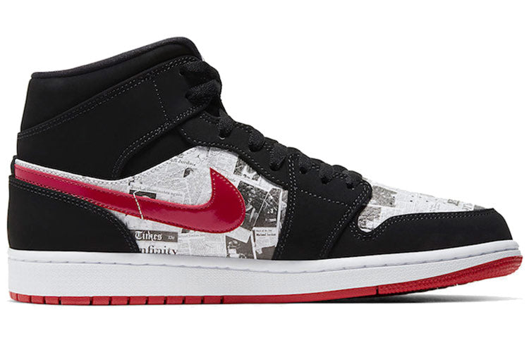 AIR JORDAN 1 MID NEWSPAPER AIR TIMES
