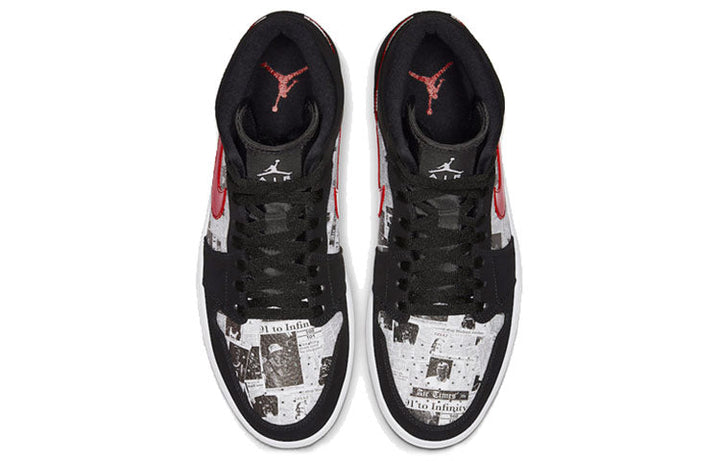 AIR JORDAN 1 MID NEWSPAPER AIR TIMES
