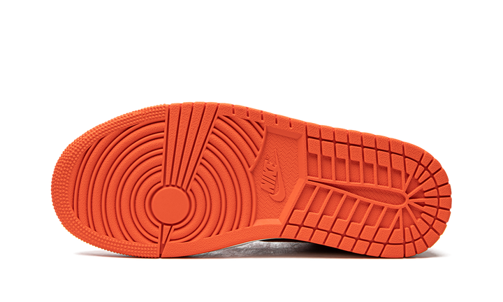 AIR JORDAN 1 MID ORANGE BLACK WOMENS