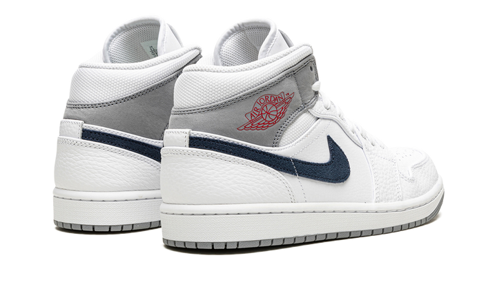 AIR JORDAN 1 MID PARIS WHITE