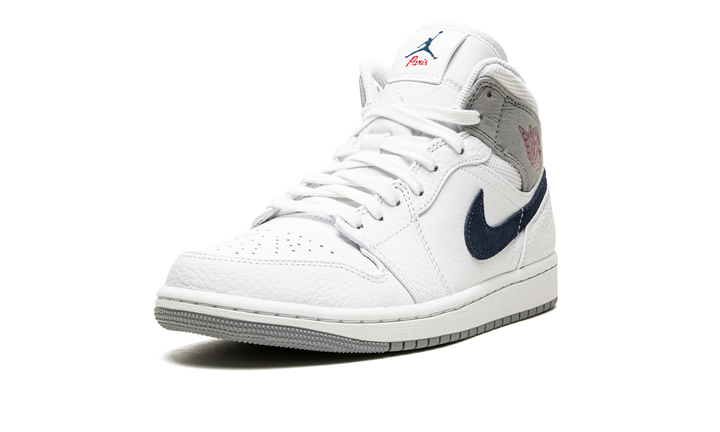 AIR JORDAN 1 MID PARIS WHITE