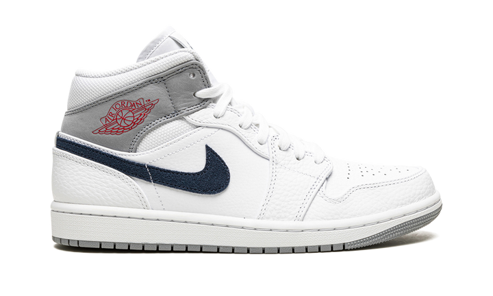 AIR JORDAN 1 MID PARIS WHITE