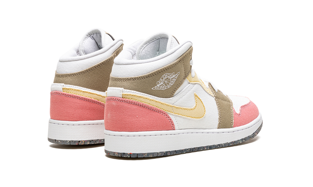 AIR JORDAN 1 MID PASTEL GRIND GS