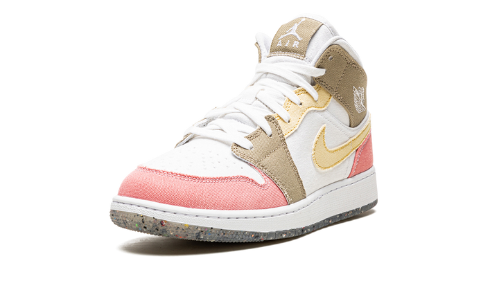 AIR JORDAN 1 MID PASTEL GRIND GS