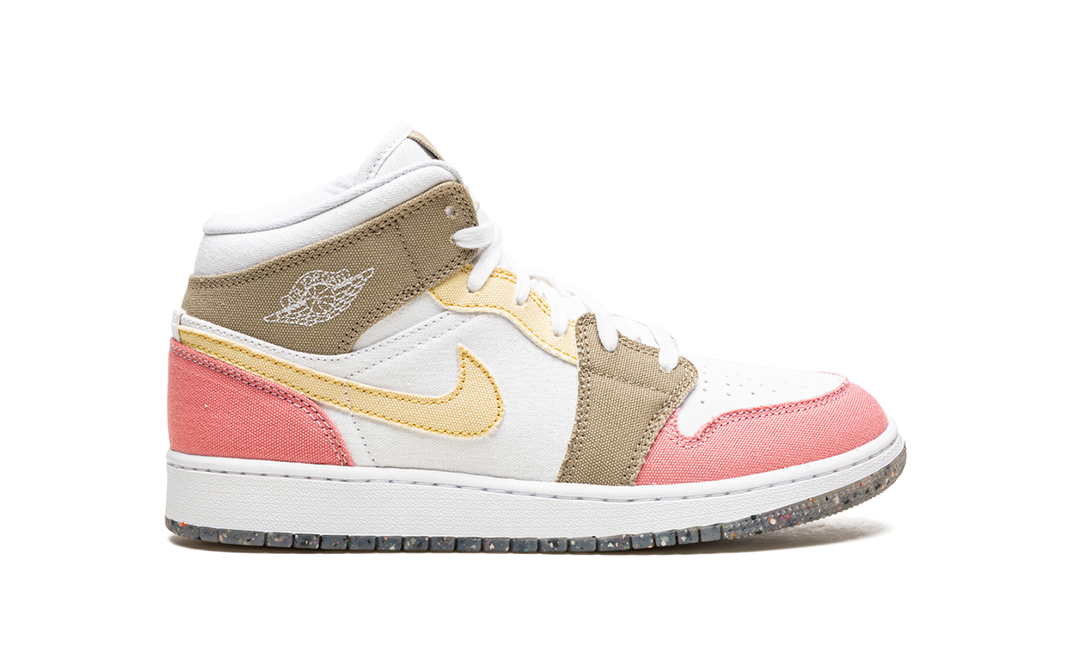 AIR JORDAN 1 MID PASTEL GRIND GS
