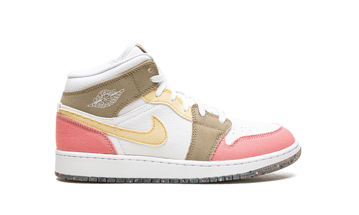 AIR JORDAN 1 MID PASTEL GRIND GS