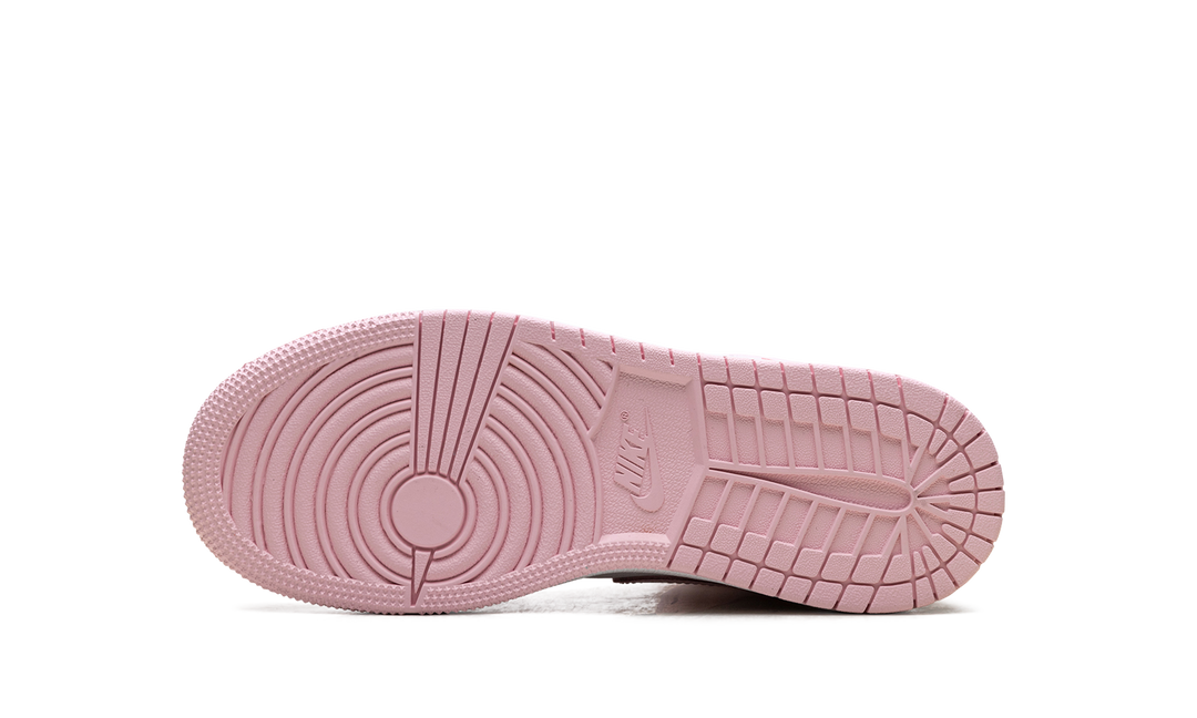 AIR JORDAN 1 MID PINK FOAM FIRE RED GS