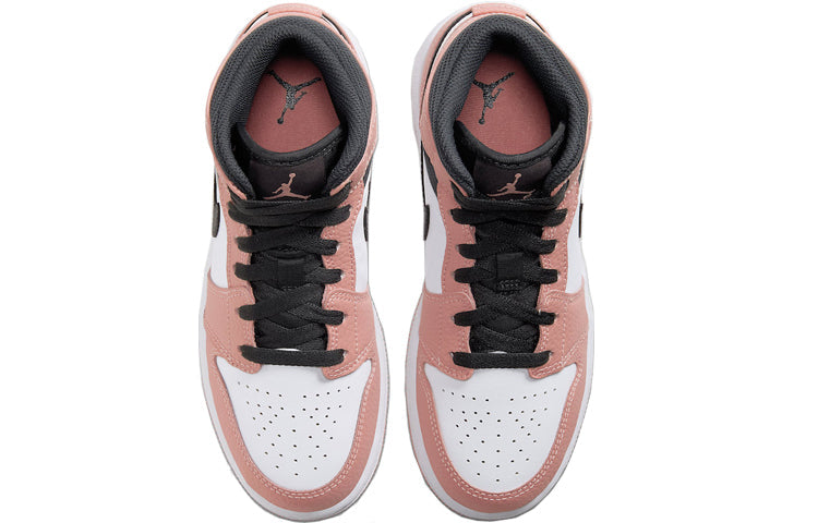 AIR JORDAN 1 MID PINK QUARTZ GS