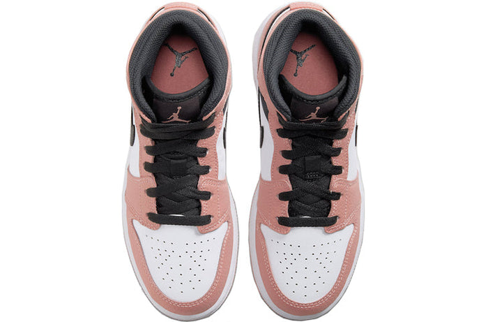 AIR JORDAN 1 MID PINK QUARTZ GS