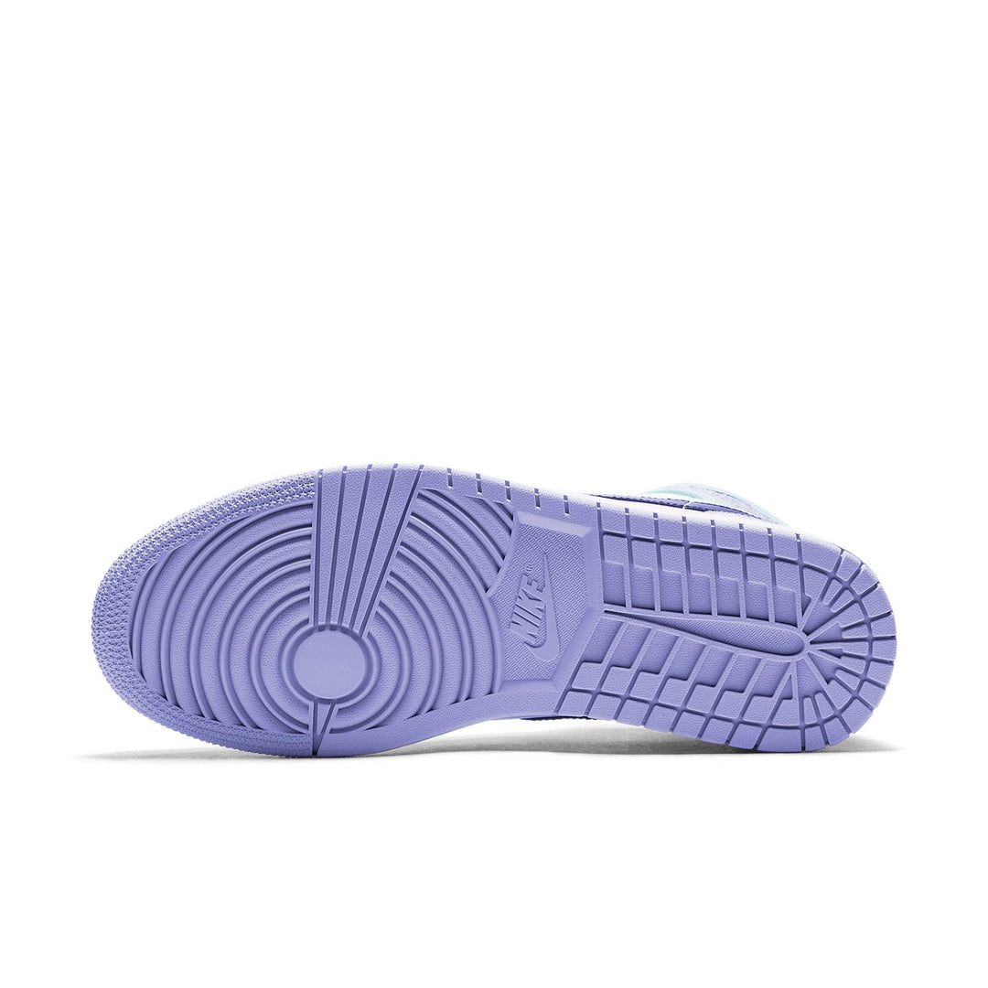 AIR JORDAN 1 MID PURPLE AQUA