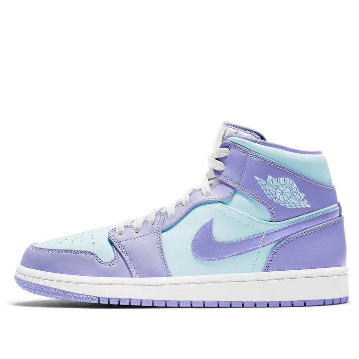 AIR JORDAN 1 MID PURPLE AQUA