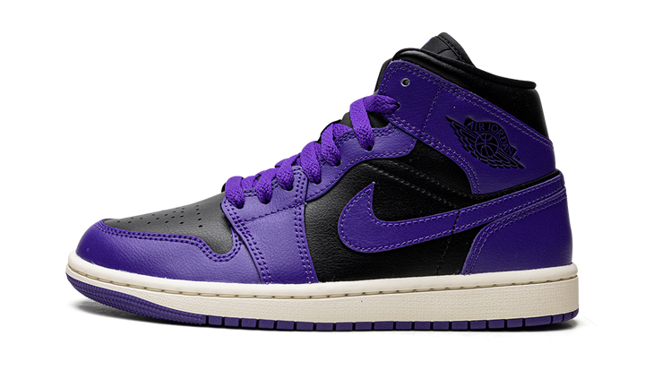 AIR JORDAN 1 MID PURPLE BLACK WOMENS