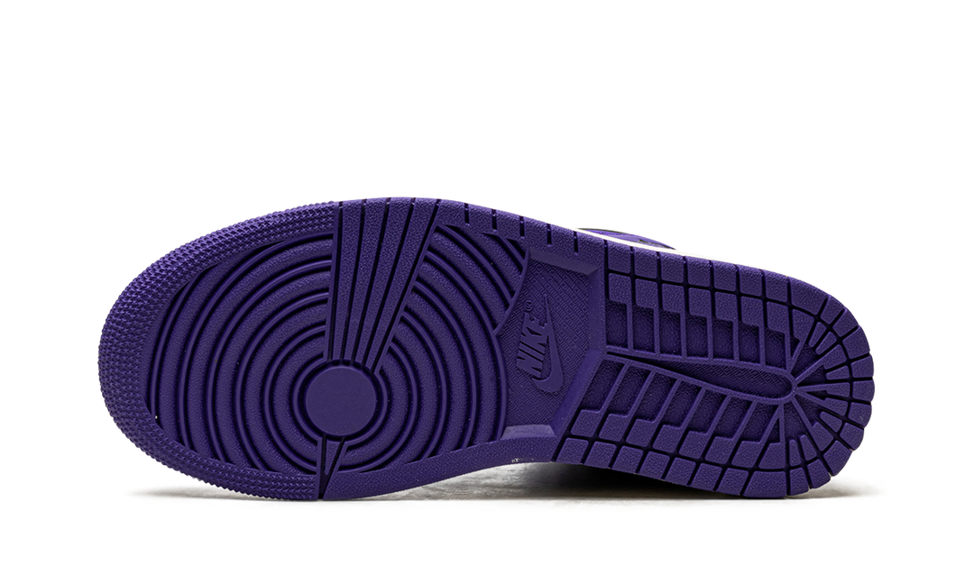 AIR JORDAN 1 MID PURPLE BLACK WOMENS