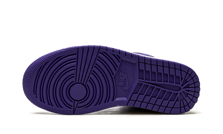 AIR JORDAN 1 MID PURPLE BLACK WOMENS