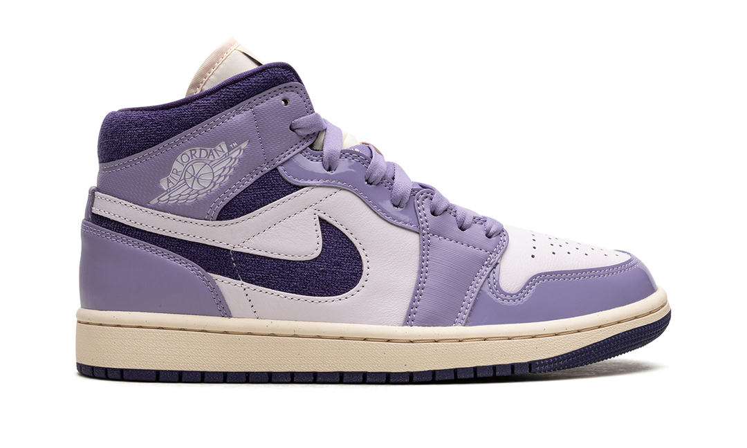 AIR JORDAN 1 MID PURPLE CHENILLE WOMENS