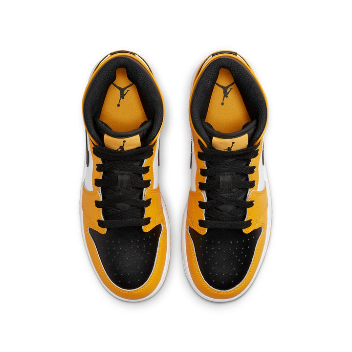 AIR JORDAN 1 MID REVERSE YELLOW TOE GS