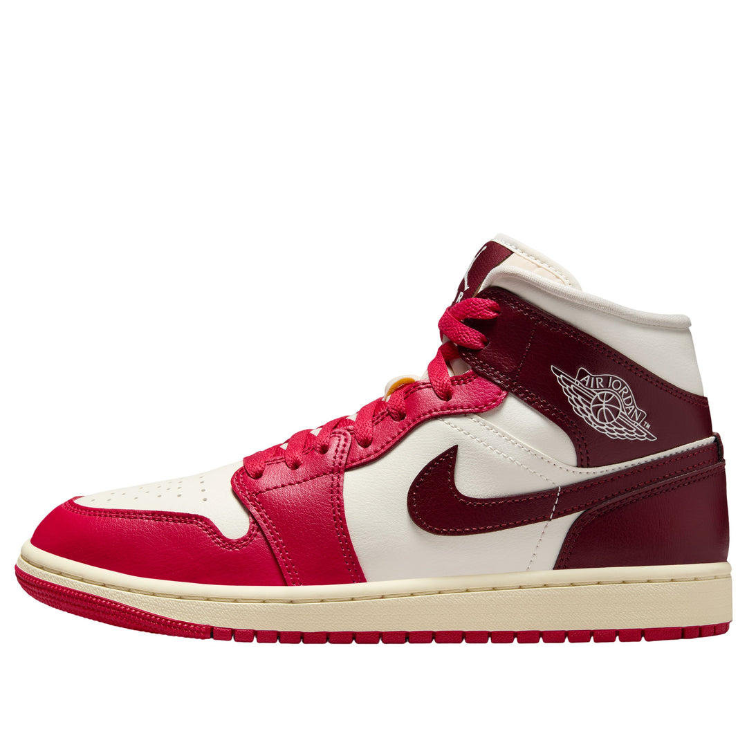 AIR JORDAN 1 MID SAIL MYSTIC HIBISCUS WOMENS