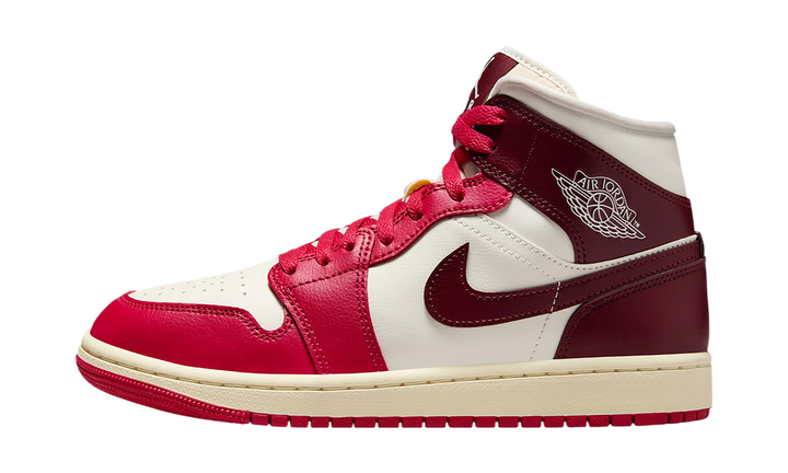AIR JORDAN 1 MID SAIL MYSTIC HIBISCUS WOMENS