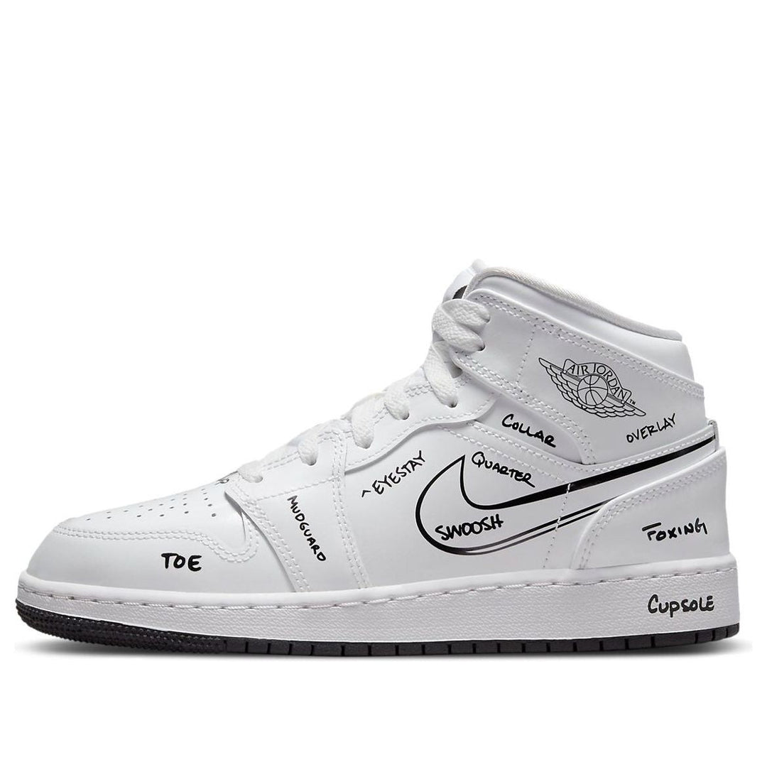 AIR JORDAN 1 MID SCHEMATIC GS