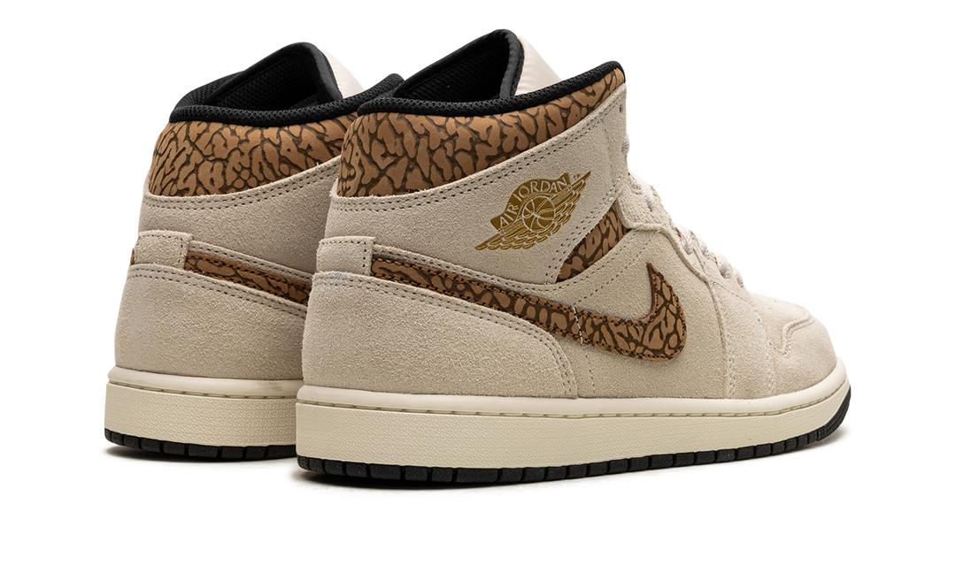 AIR JORDAN 1 MID SE BROWN ELEPHANT