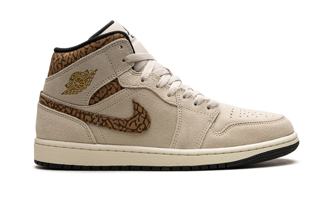 AIR JORDAN 1 MID SE BROWN ELEPHANT