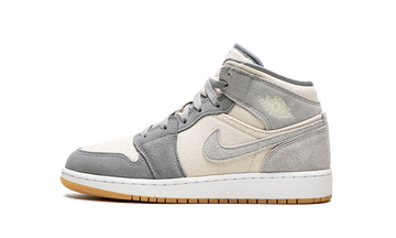 AIR JORDAN 1 MID SE COCONUT MILK GREY GS — Stock