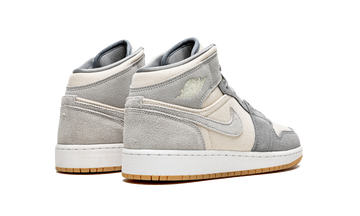 AIR JORDAN 1 MID SE COCONUT MILK GREY GS — Stock