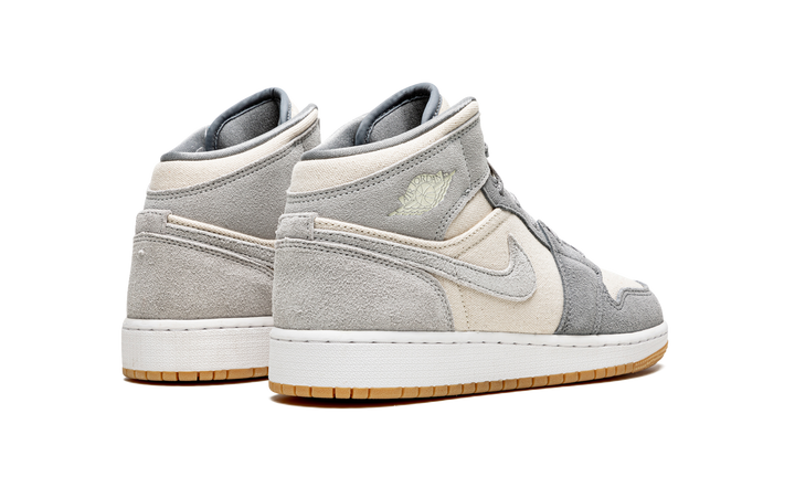 AIR JORDAN 1 MID SE COCONUT MILK GREY GS
