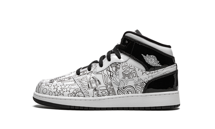 AIR JORDAN 1 MID SE DIY GS
