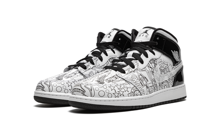 AIR JORDAN 1 MID SE DIY GS