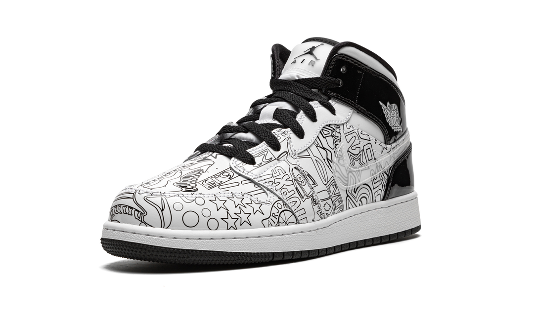AIR JORDAN 1 MID SE DIY GS