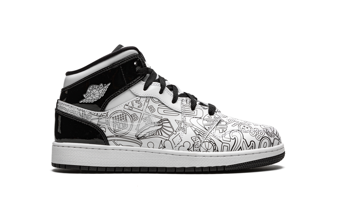 AIR JORDAN 1 MID SE DIY GS