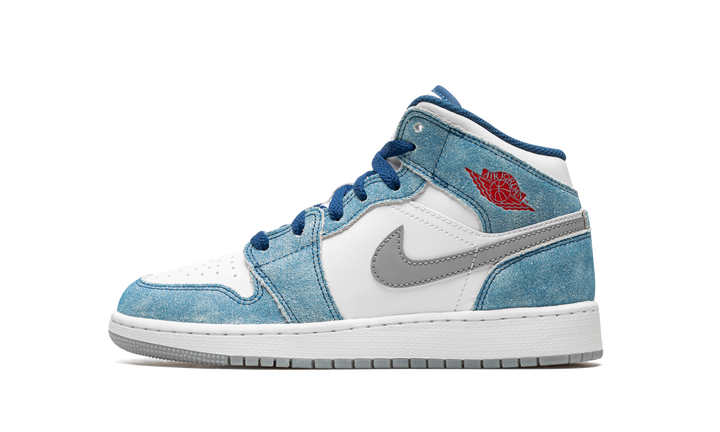AIR JORDAN 1 MID SE FRENCH BLUE FIRE RED GS