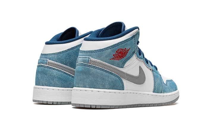 AIR JORDAN 1 MID SE FRENCH BLUE FIRE RED GS