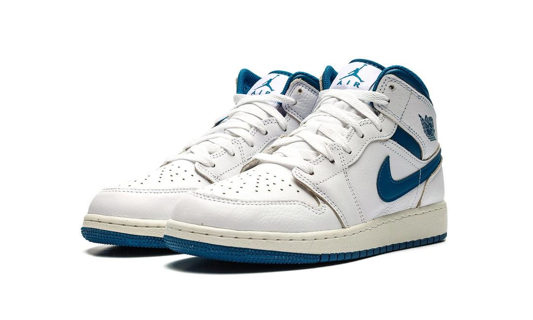 AIR JORDAN 1 MID SE INDUSTRIAL BLUE GS