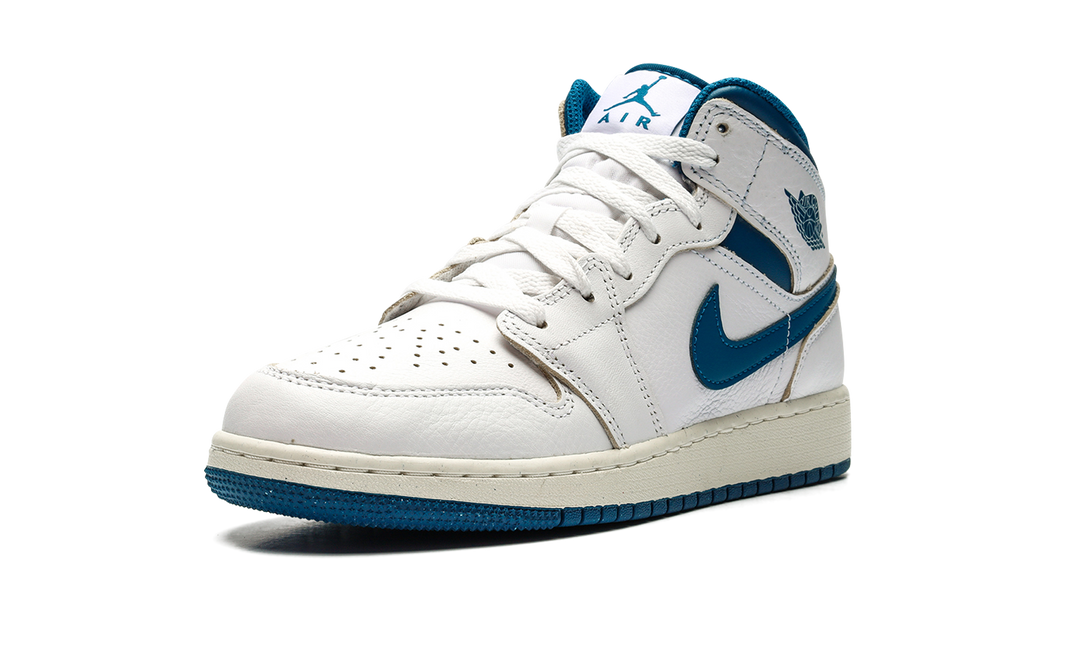 AIR JORDAN 1 MID SE INDUSTRIAL BLUE GS