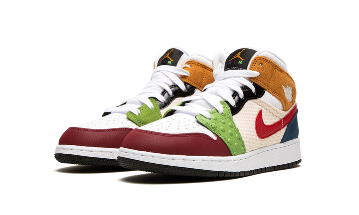 AIR JORDAN 1 MID SE MESSY ROOM GS