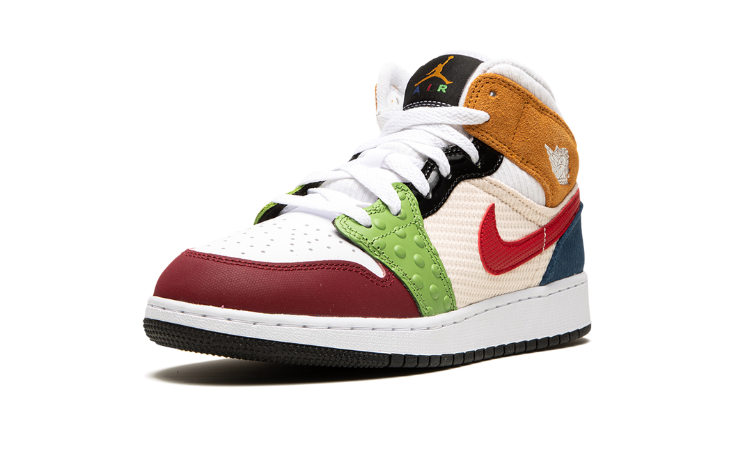 AIR JORDAN 1 MID SE MESSY ROOM GS