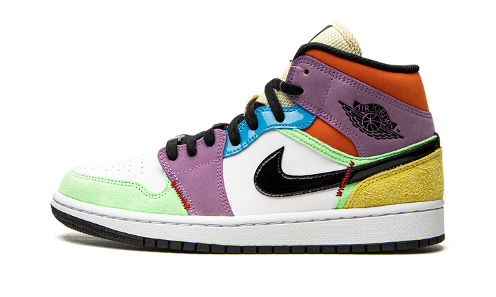 AIR JORDAN 1 MID SE MULTI-COLOR WOMENS