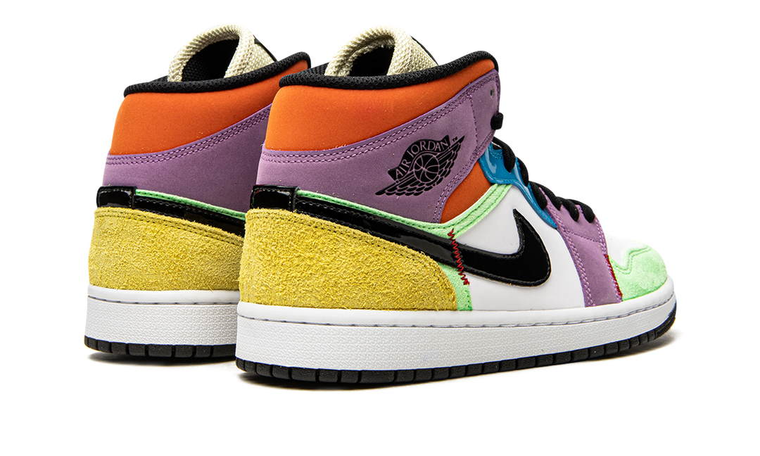 AIR JORDAN 1 MID SE MULTI-COLOR WOMENS